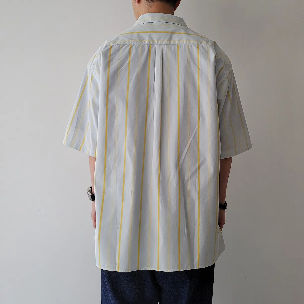 Fireworks Shirt (Sax Yellow Stripe) 