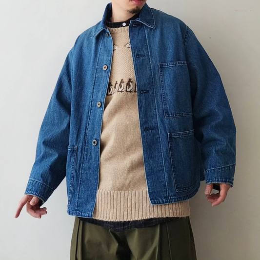 INTERIM / Used 30s Usmc Utility Dungaree Jacket