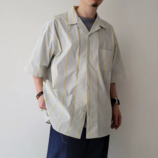 Fireworks Shirt (Sax Yellow Stripe) 