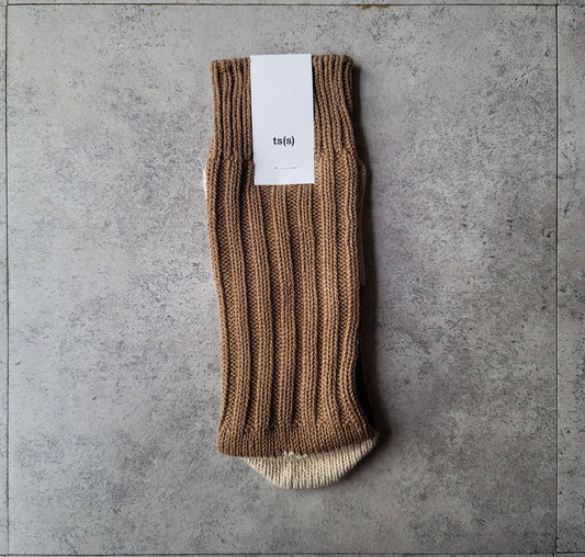 Unpaired Cotton Rib Sock