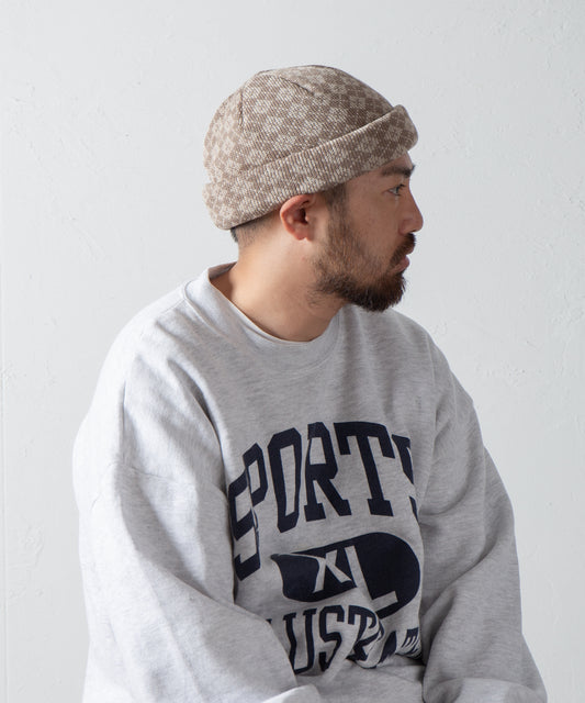 Argyle Rool Knit Cap