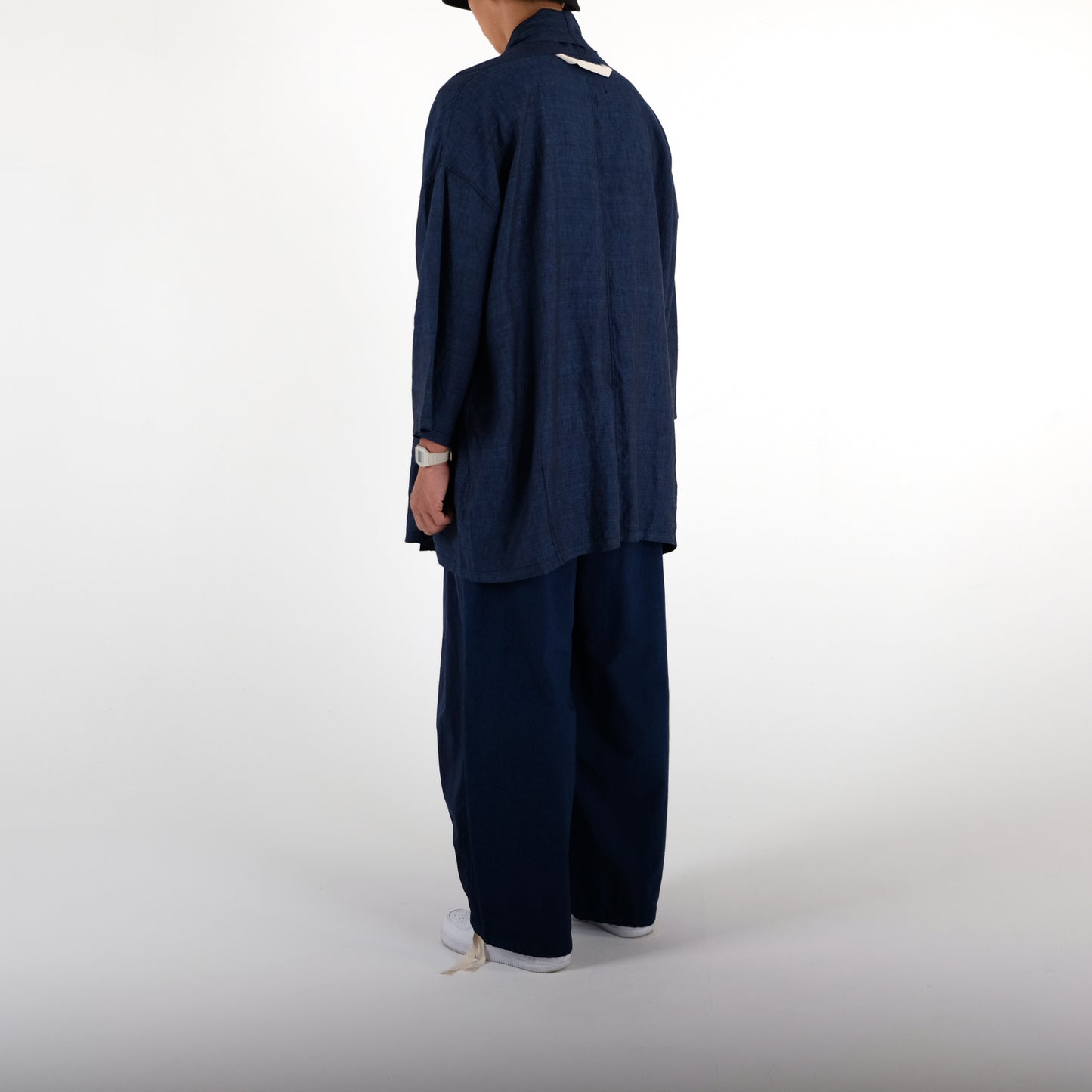 Navy Hippie Noragi Cape
