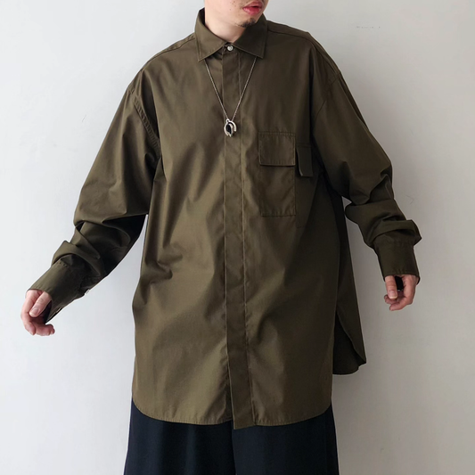 Step Pocket Flyfront Shirt