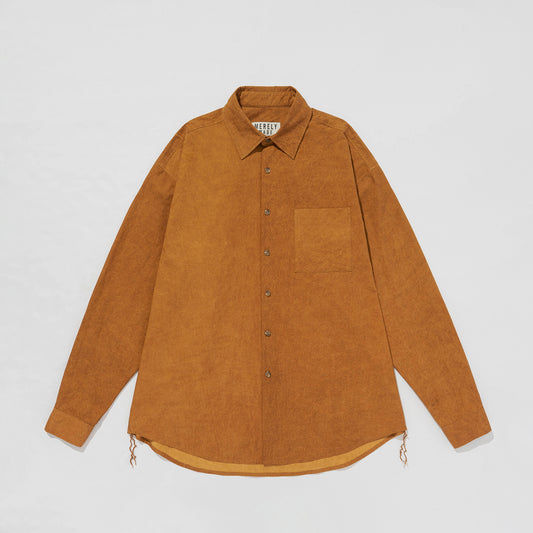 MERELY MADE / Red Clay Merely Natural Dyed Lazy Over Shirt