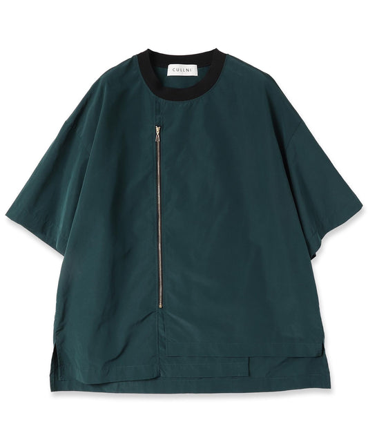 CULLNI / Front ZIP Taffeta Tee