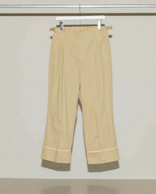 Epiping Tuck Wide Trouser
