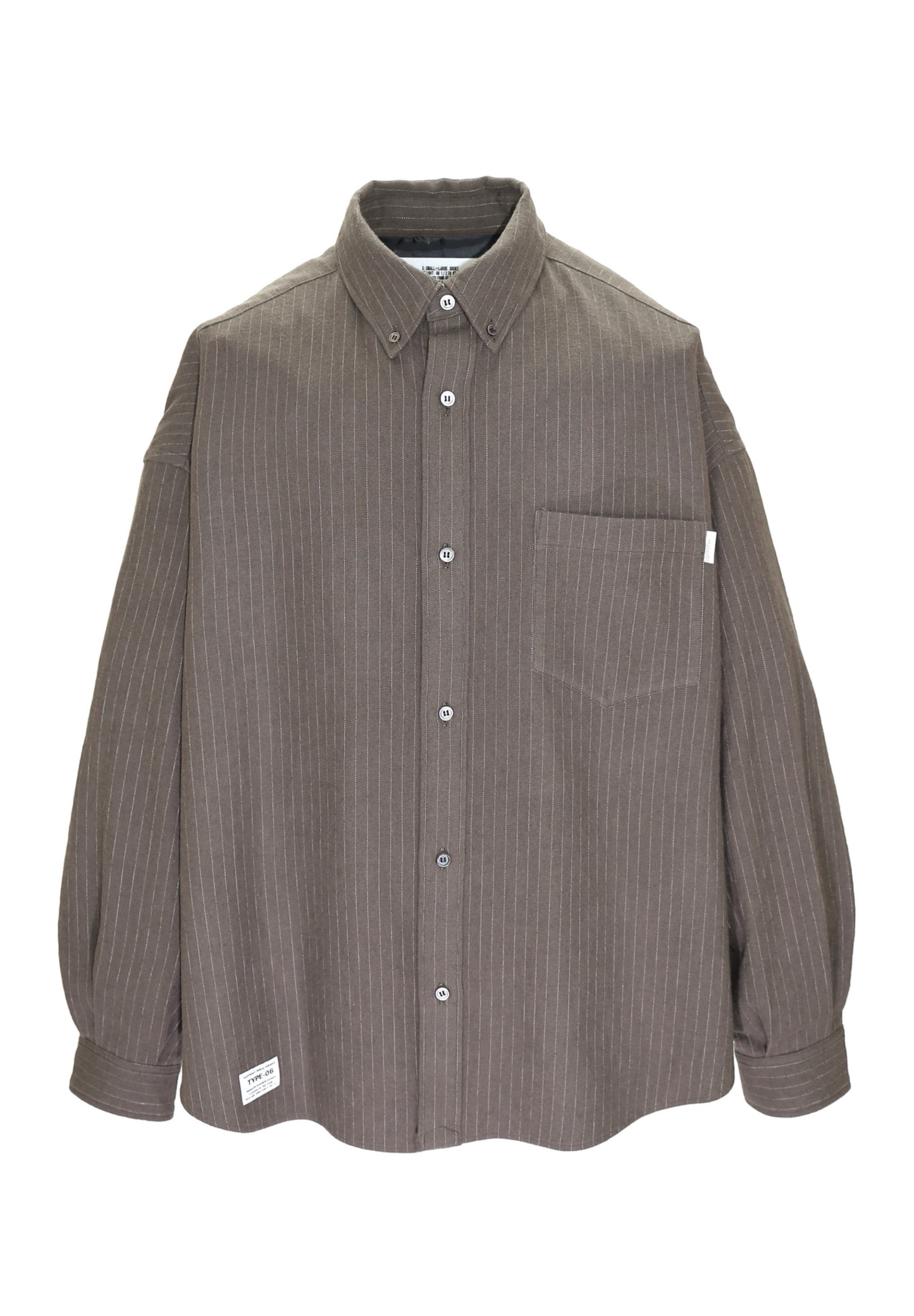 ELEPHANT TRIBAL FABRICS / Gather Stripe BD Shirt