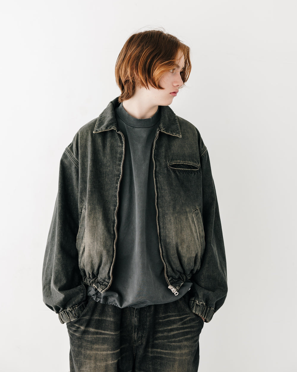 CLESSTE / Vintage Dyed Selvedge Denim Worker Jacket