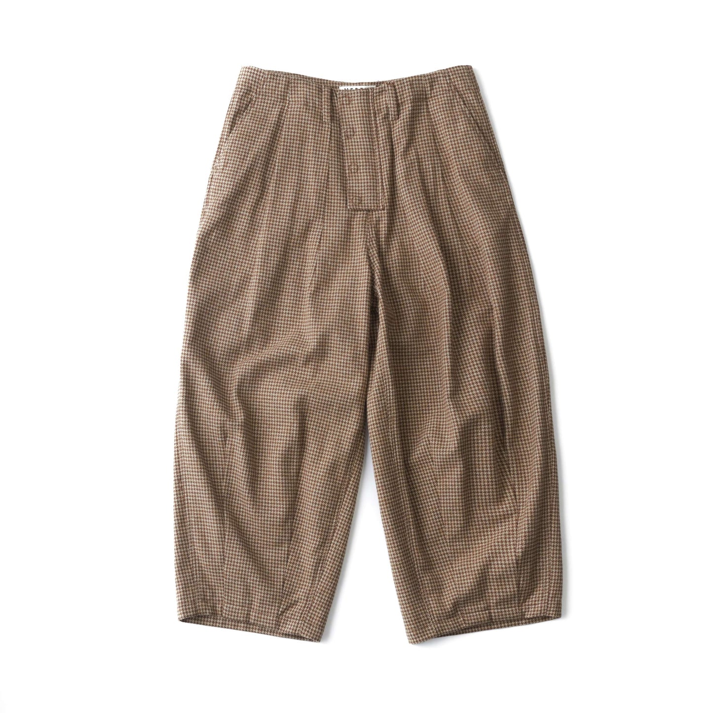 Beige Check Merely Premium Nomadic Pants