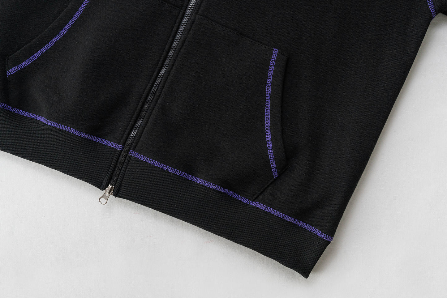 MERELY MADE / Black Merely Snug Zip-Up Hoodie