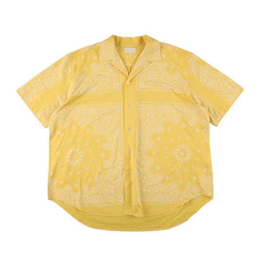 KANEMASA PHIL / 46G Atmosphere PHIL. Print Open Collar S/S Shirt