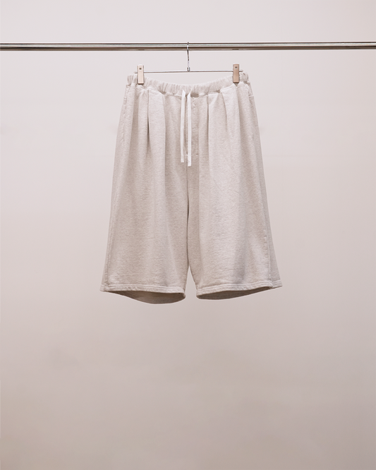 ANCELLM / 3/4 Tuck Sweat Shorts