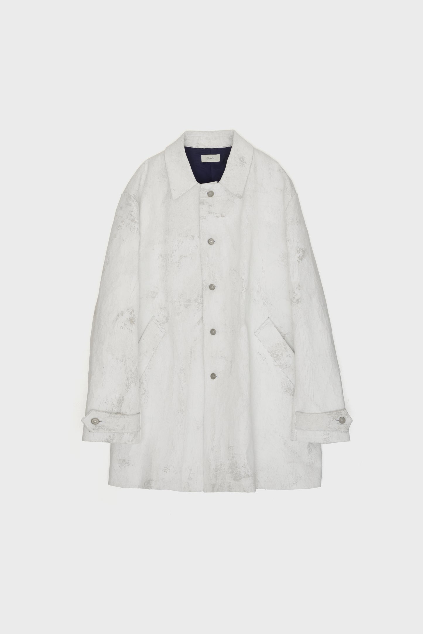 NOMAT / Car Coat (White Hand Painting)