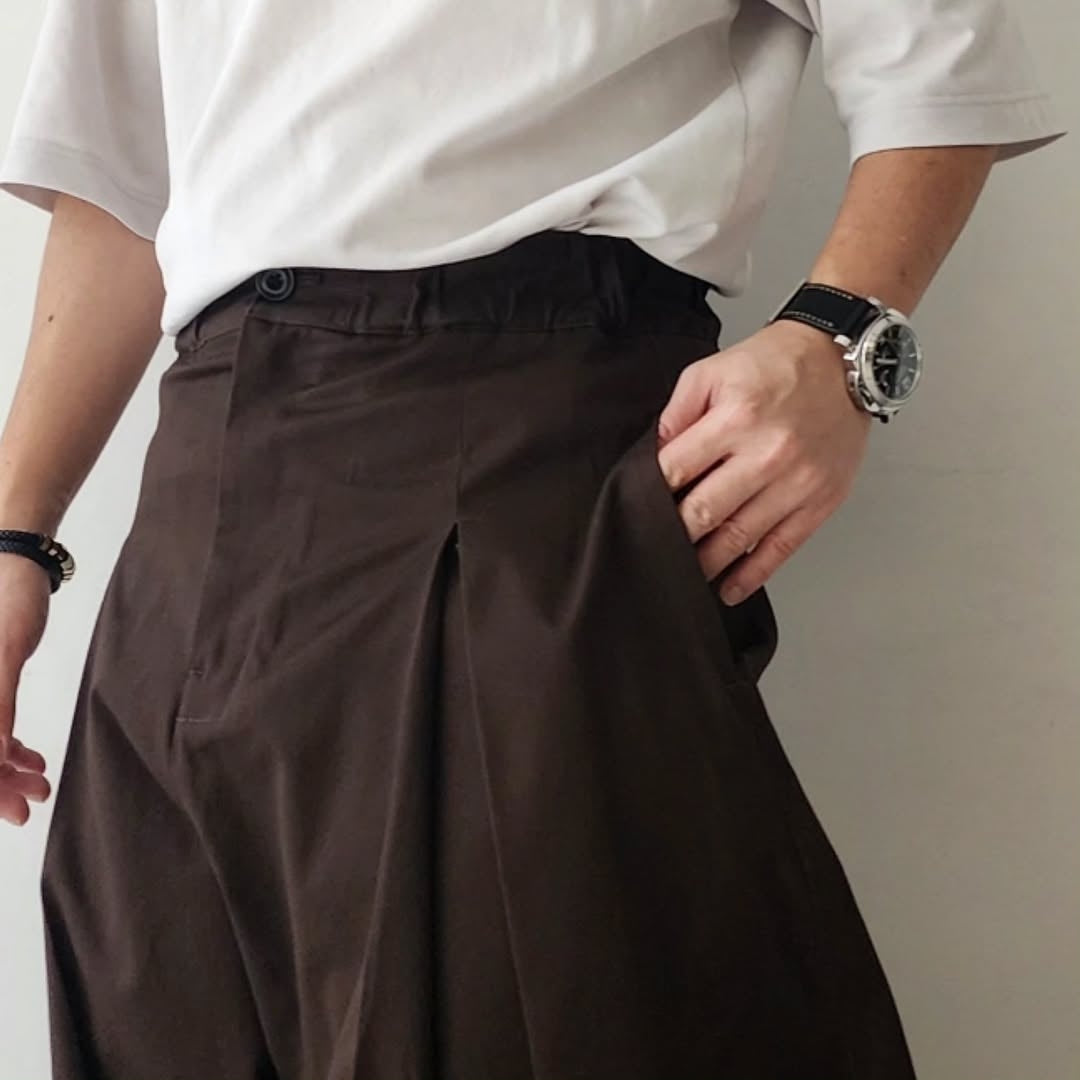 SAGE NATION / Box Pleat Trouser