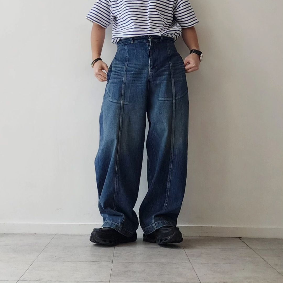 SAGE NATION / Welt Trouser Denim