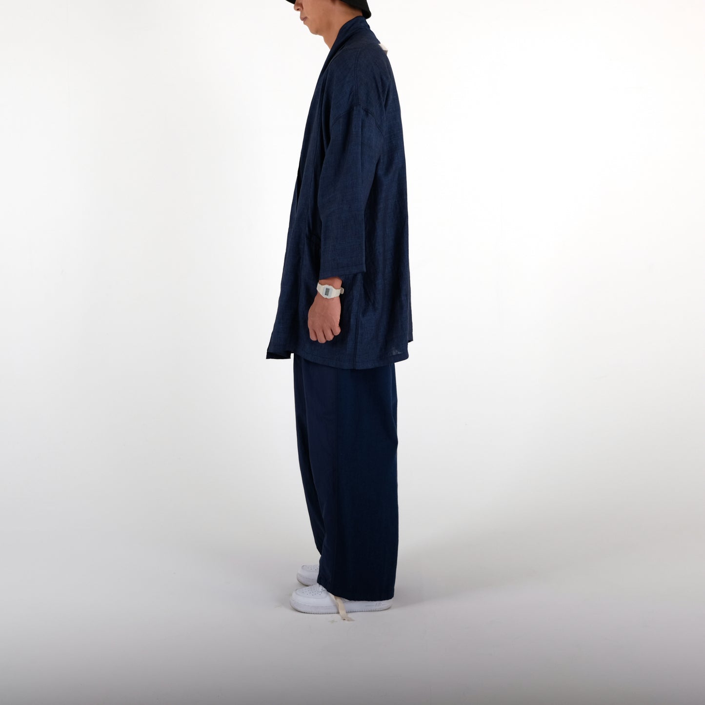 Navy Hippie Noragi Cape