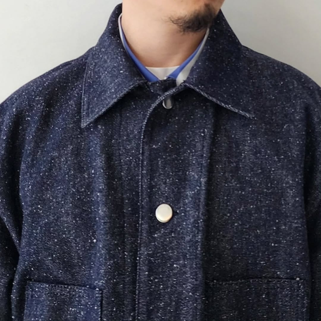 BLANC YM / Silk Denim Coverall