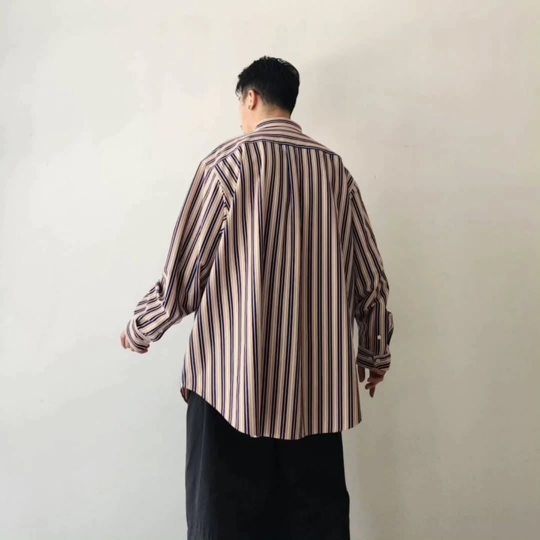 KANEMASA PHIL / 46G Atmosphere Stripe L/S Shirt