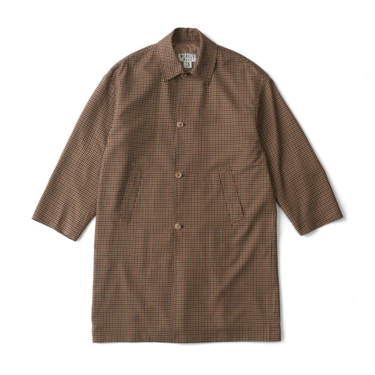 Beige Check Merely Premium Dual Mode Coat