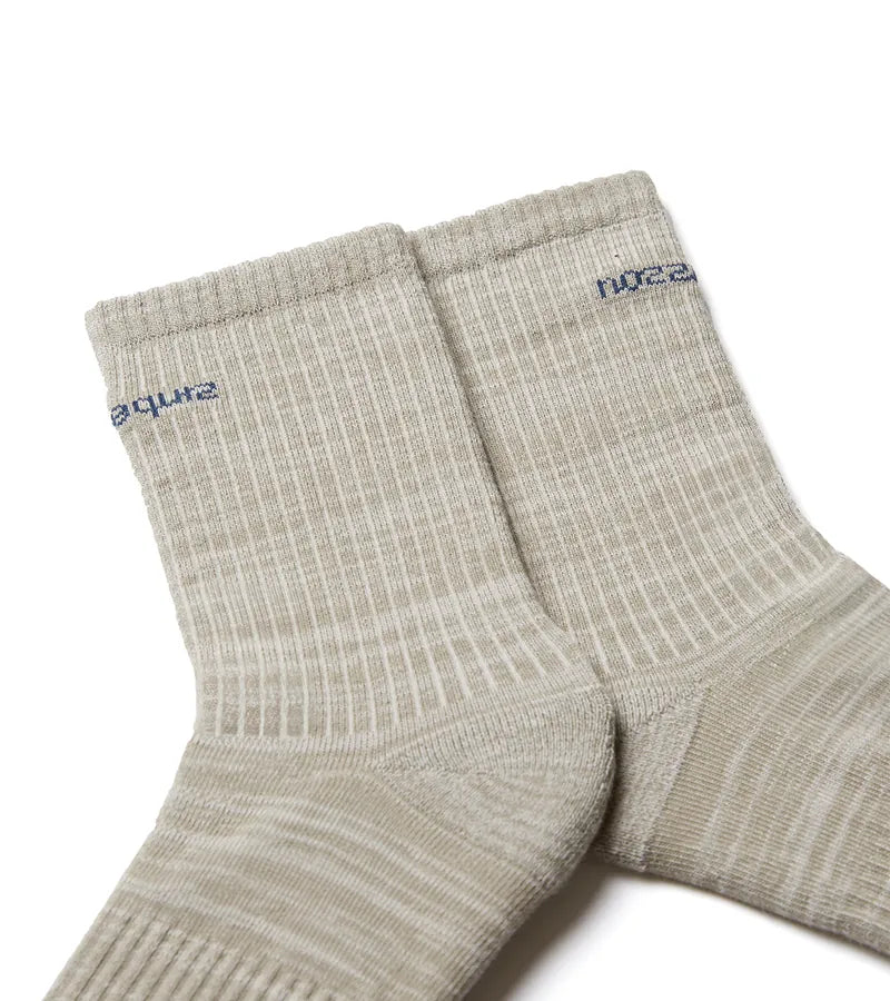 NOZZLEQUIZ / Sand Grn - Essential casual socks