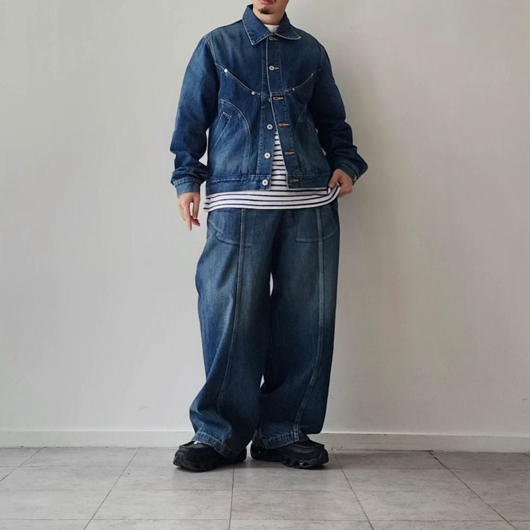 SAGE NATION / Welt Trouser Denim