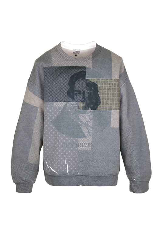 ELEPHANT TRIBAL FABRICS / Patchwork Beethoven Sweat