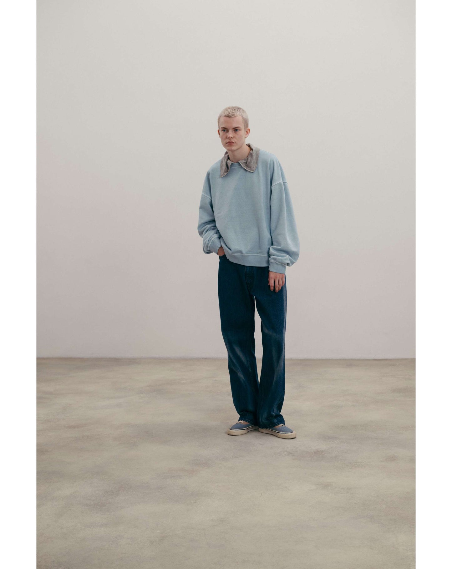 WELLDER / Pigment Bio Crew Neck Sweat