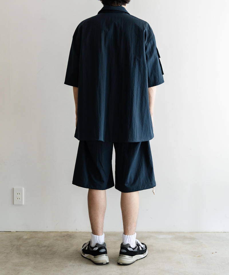 Multi Pocket Half Sleeve Shirts (Navy)
