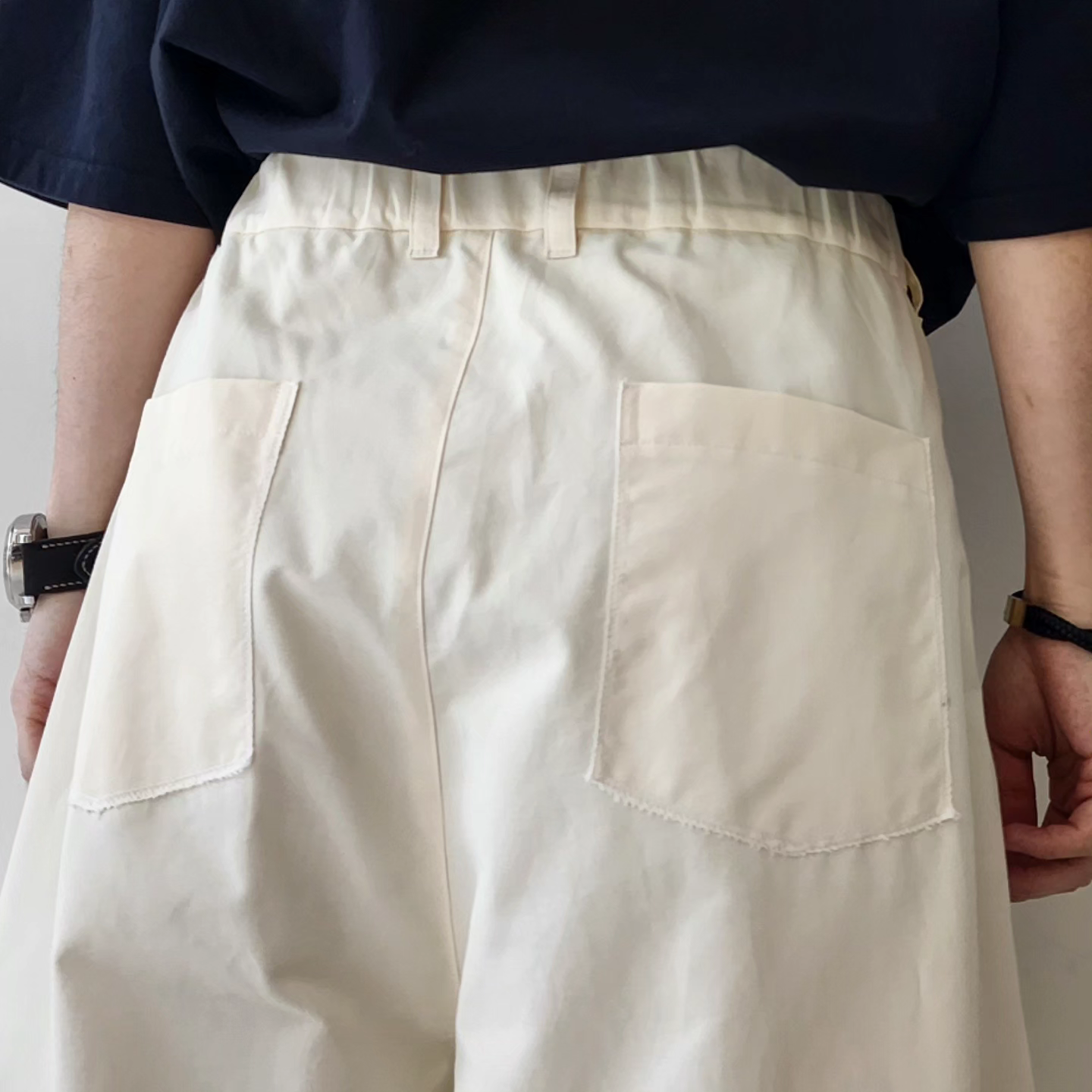 TREE AND BRANCH / Ex. Wide Tuck Pants