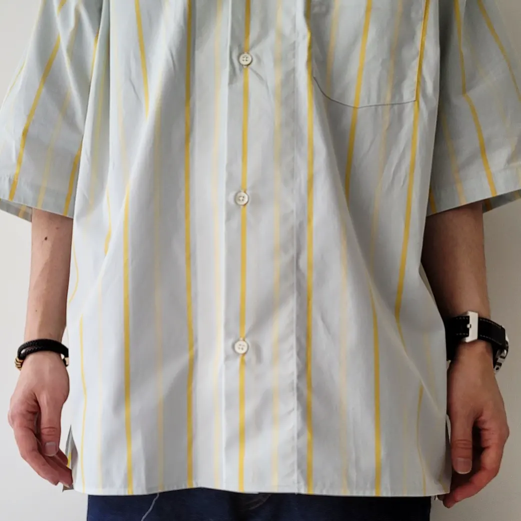 Fireworks Shirt (Sax Yellow Stripe) 