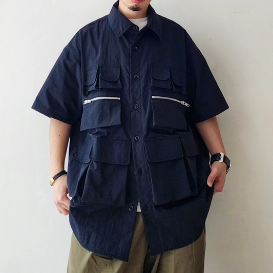 DISCOVERED / Multi  Pocket Over S/S Shirt