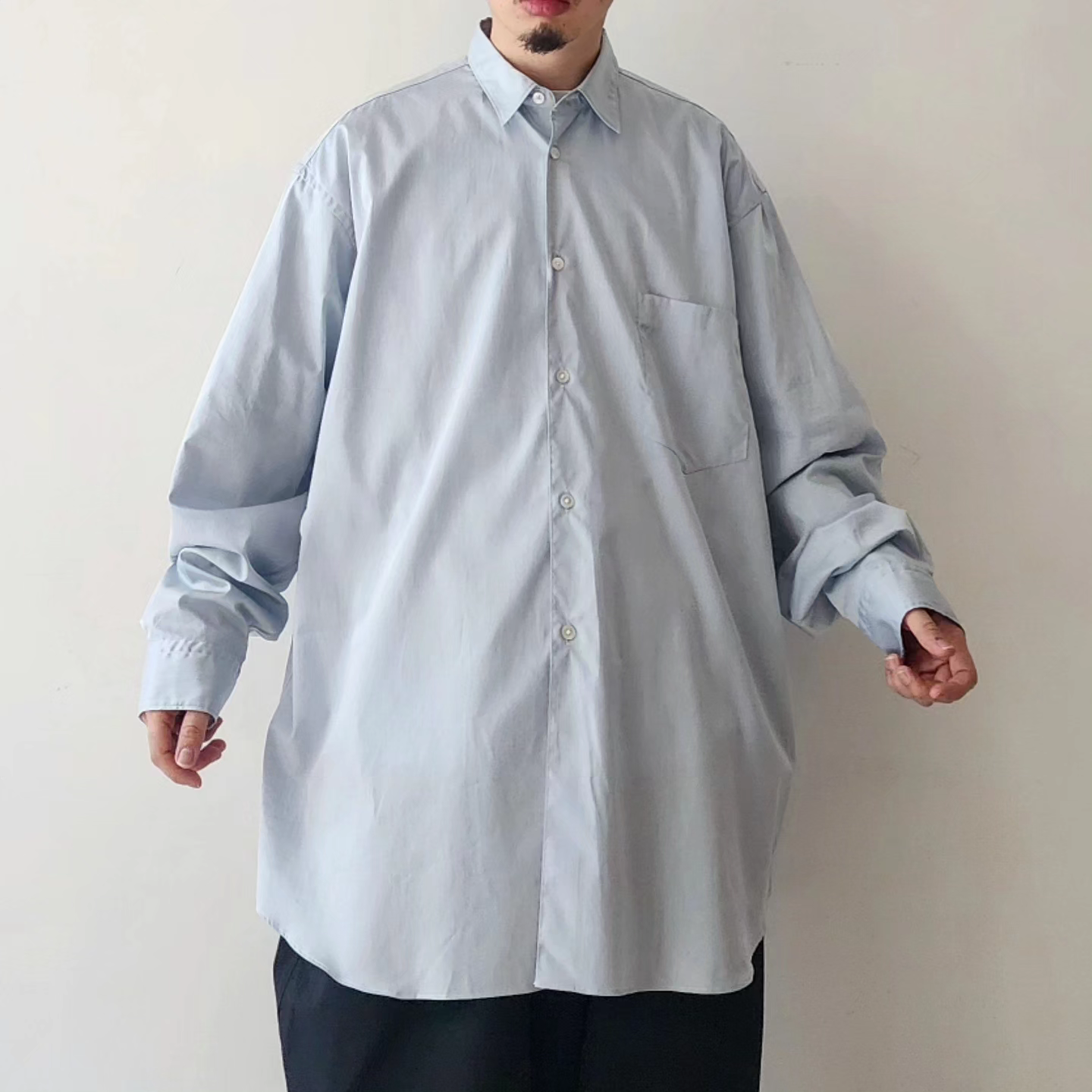 INTERIM / Hyper Big 200/2 Supima Twill Regular Collar Shirt