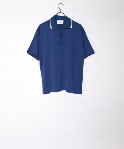 12GG Combination Polo Knit