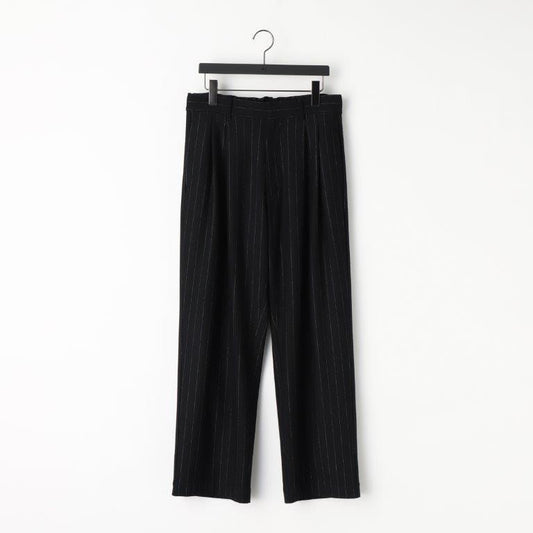 KANEMASA PHIL / 36G Wool Stripe Easy Trousers