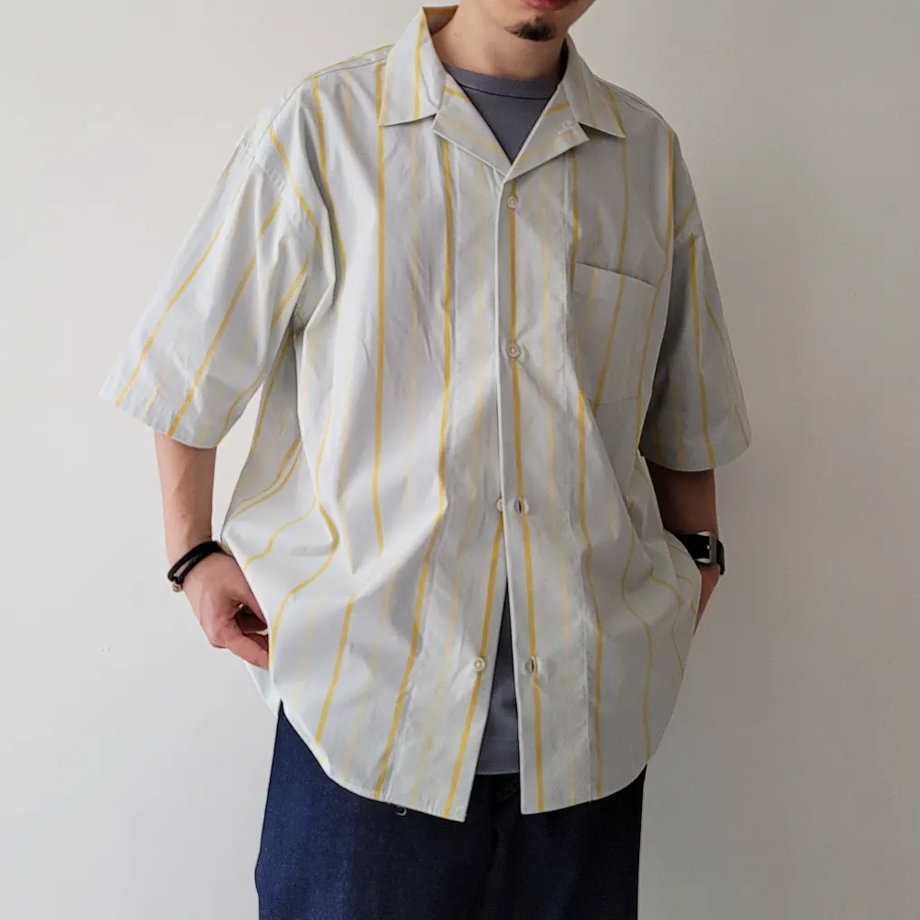 Fireworks Shirt (Sax Yellow Stripe) 