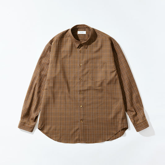 WELLDER / Check Wide Silhouette Shirts