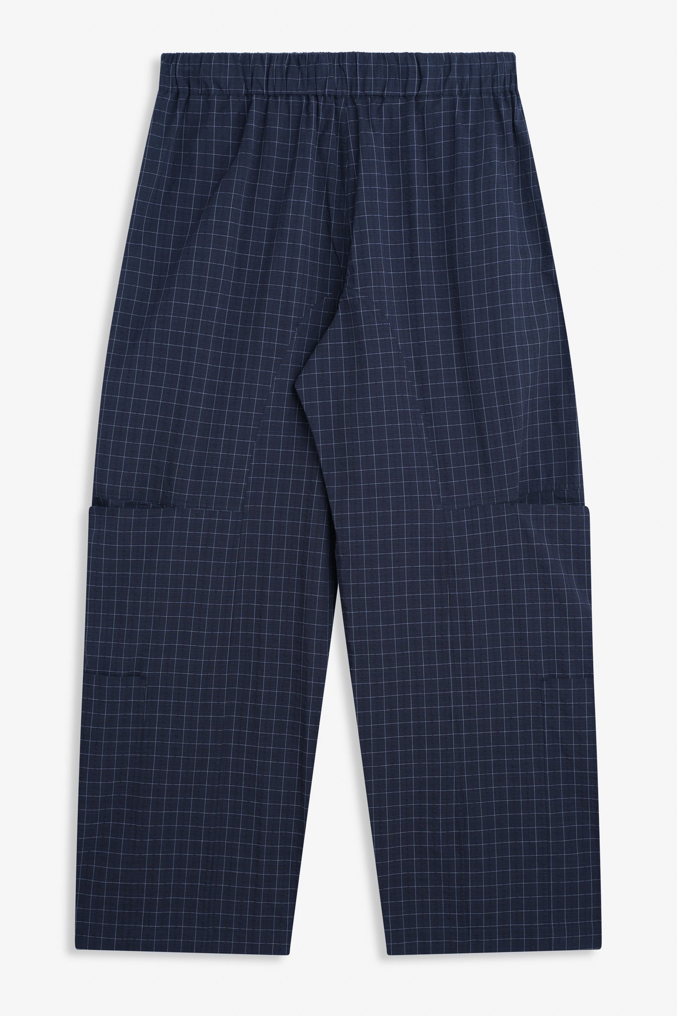 SAGE NATION / Parachute Trouser - Stone Blue Check