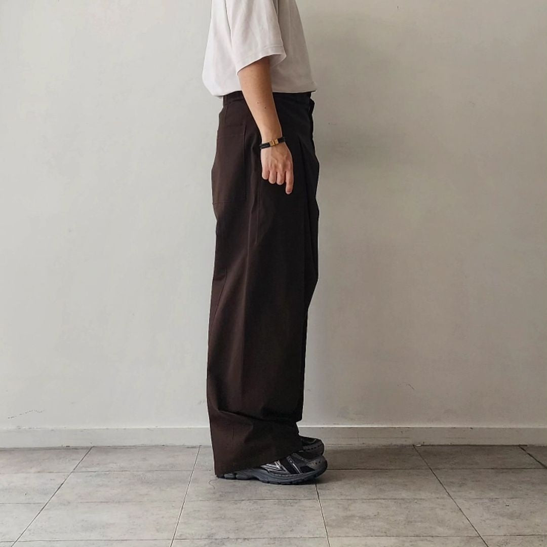 SAGE NATION / Box Pleat Trouser