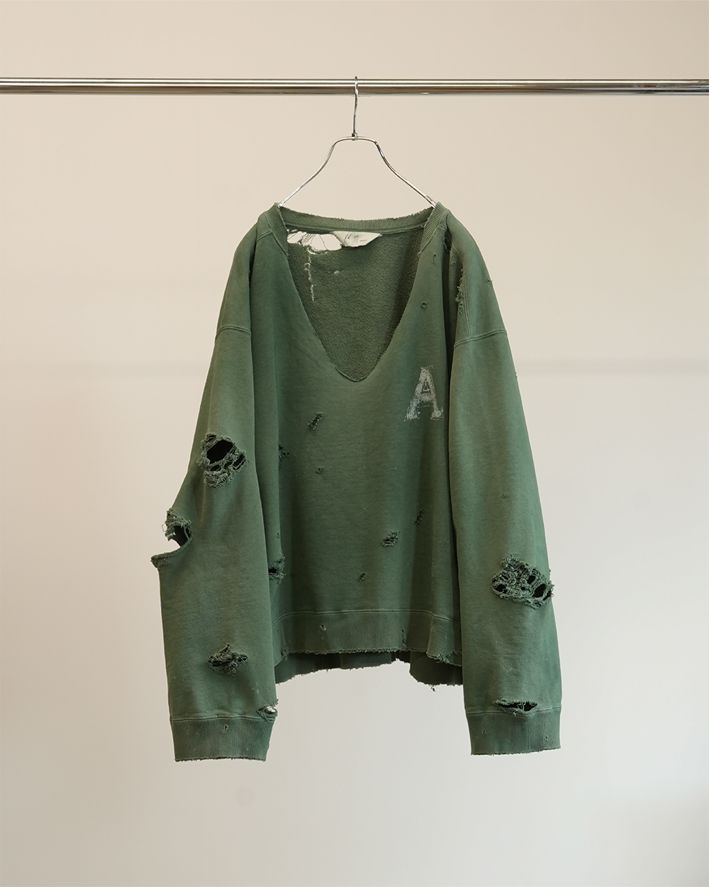 ANCELLM / Hard Crash Sweat Shirt