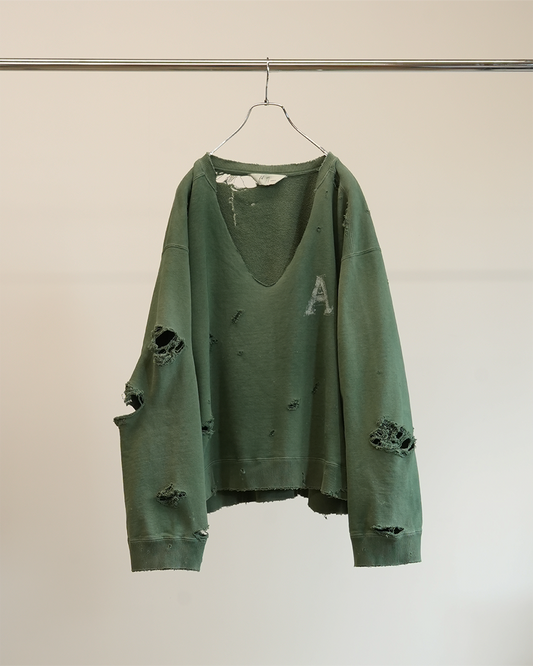 ANCELLM / Hard Crash Sweat Shirt