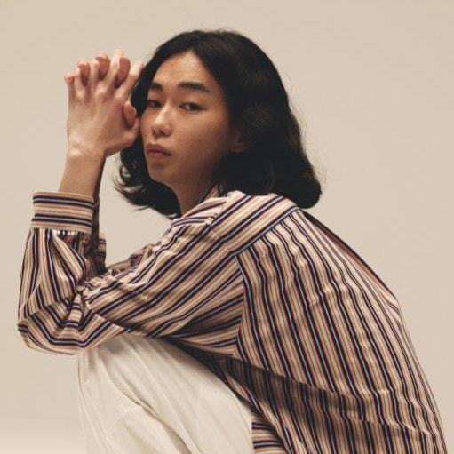 KANEMASA PHIL / 46G Atmosphere Stripe L/S Shirt