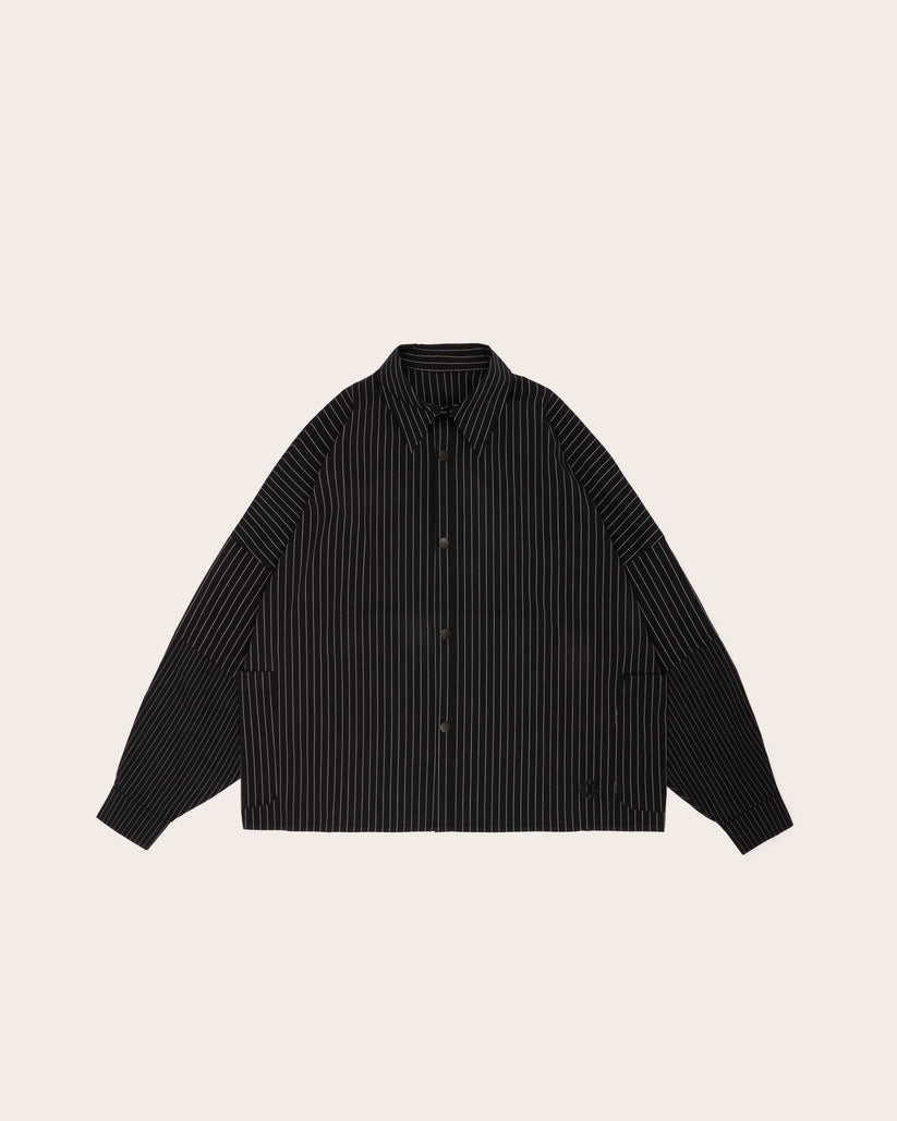 GANDER / Deans Shirt (Pinstripe Black)