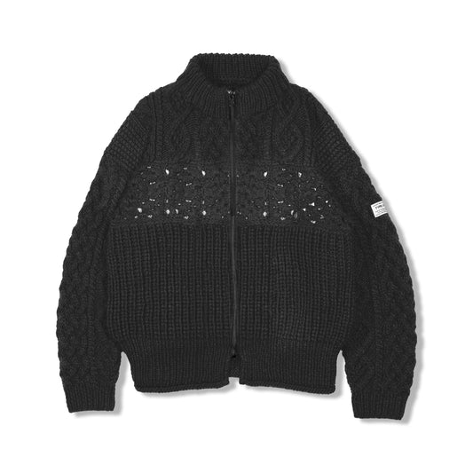 ELEPHANT TRIBAL FABRICS / Chaos Aran Knit