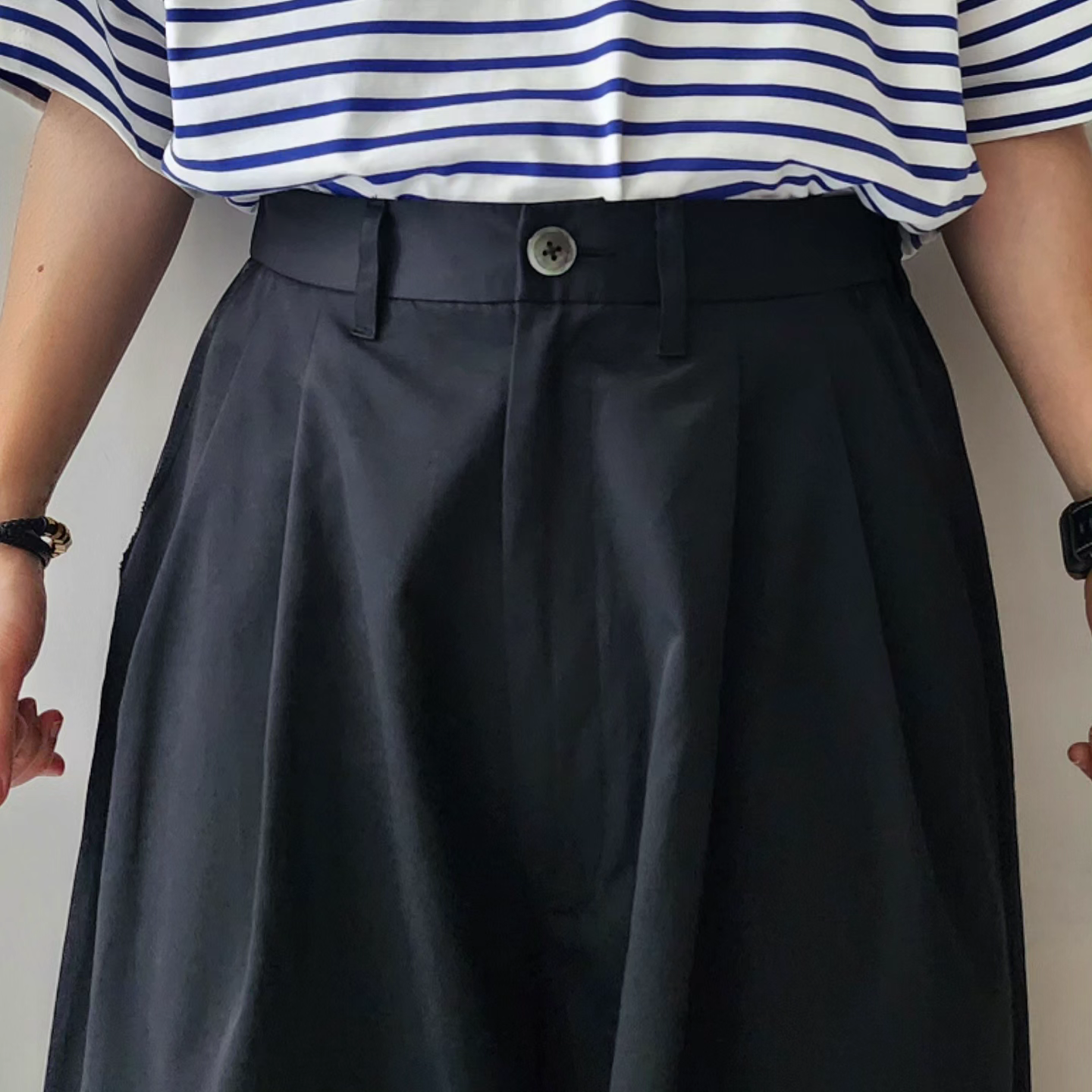 TREE AND BRANCH / Ex. Wide Tuck Pants