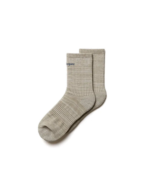 NOZZLEQUIZ / Sand Grn - Essential casual socks