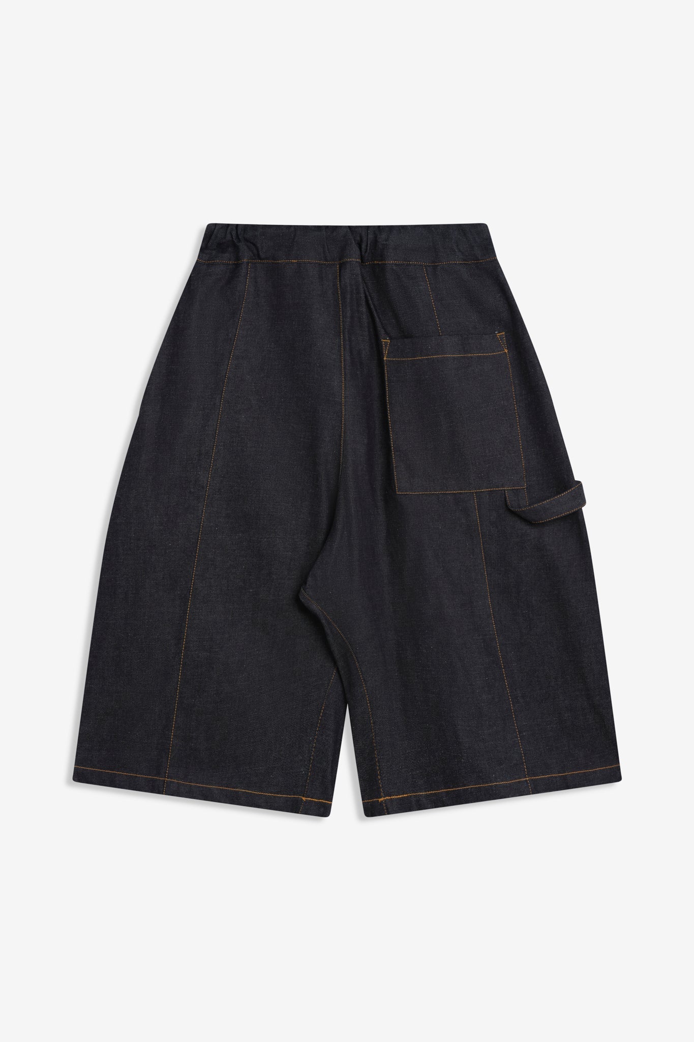 パンツ SAGE NATION BOX PLEATS DENIM SHORT PANTS SAGE NATION / Box Pleat Short Denim - Raw Indigo – Tree and