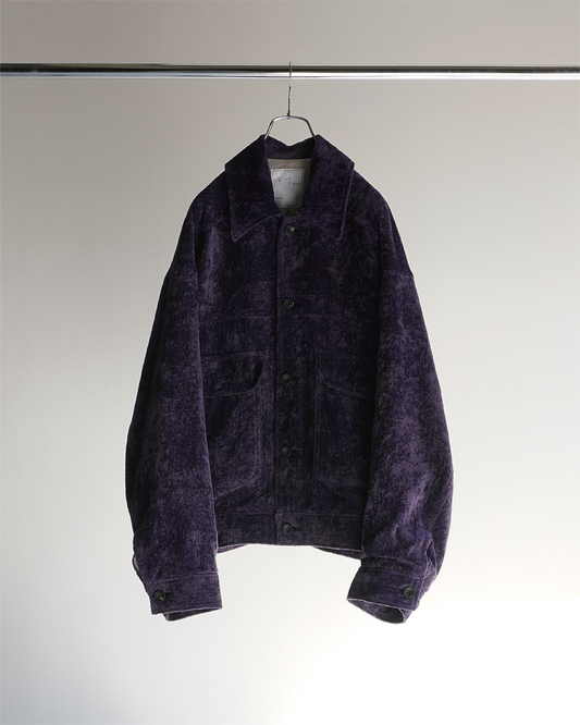 ANCELLM / Linen Pile Short Jacket