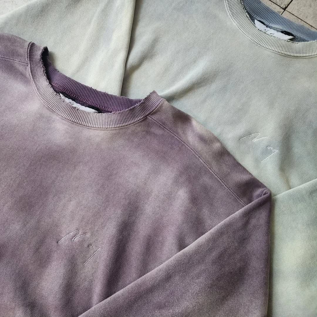 ANCELLM / Unevenness Sweat Shirt