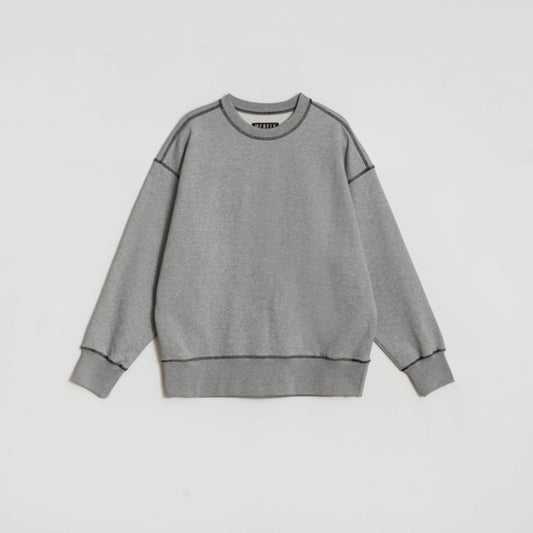 MERELY MADE / Melange Grey Merely Snug Sweat Shirt