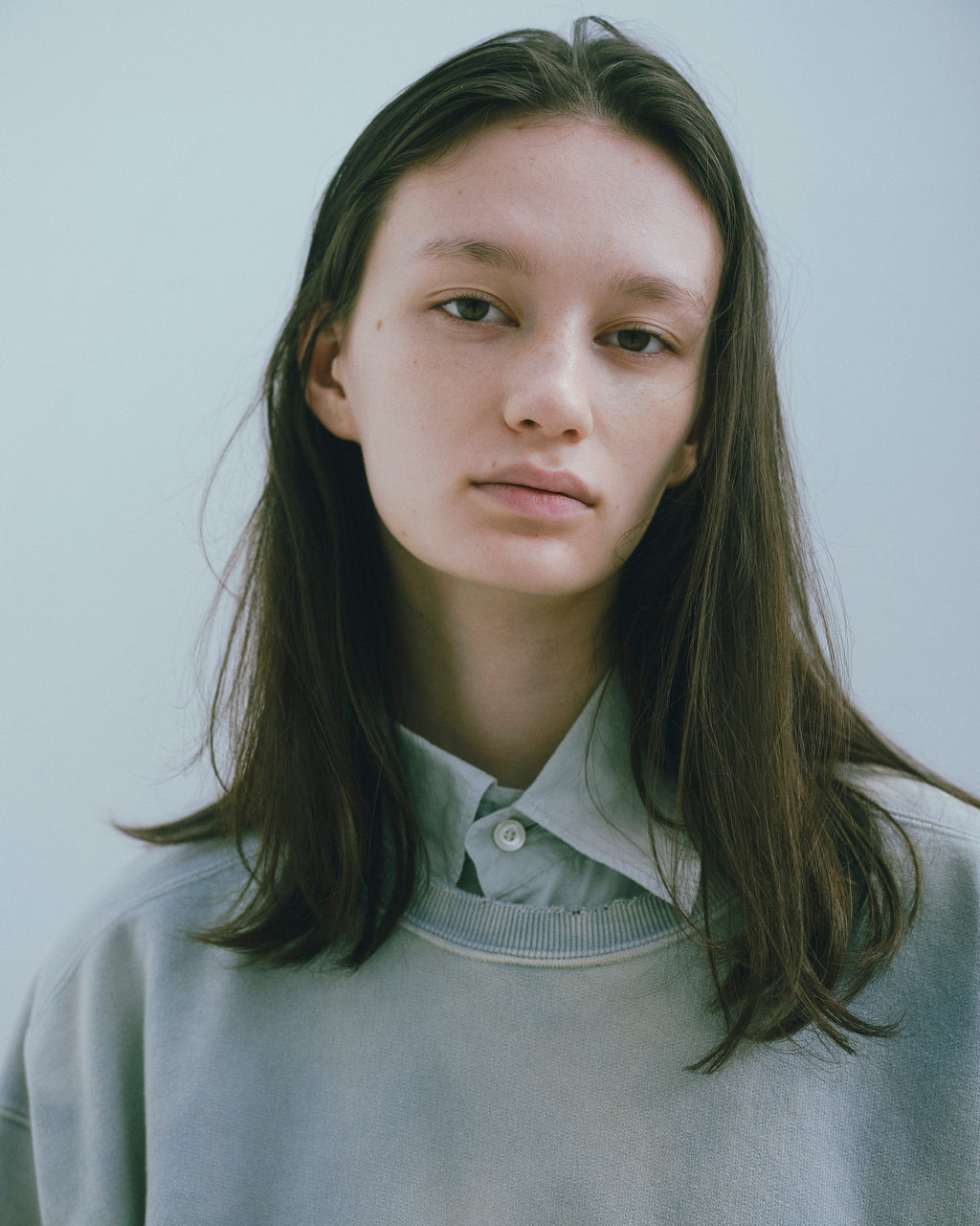 ANCELLM / Unevenness Sweat Shirt